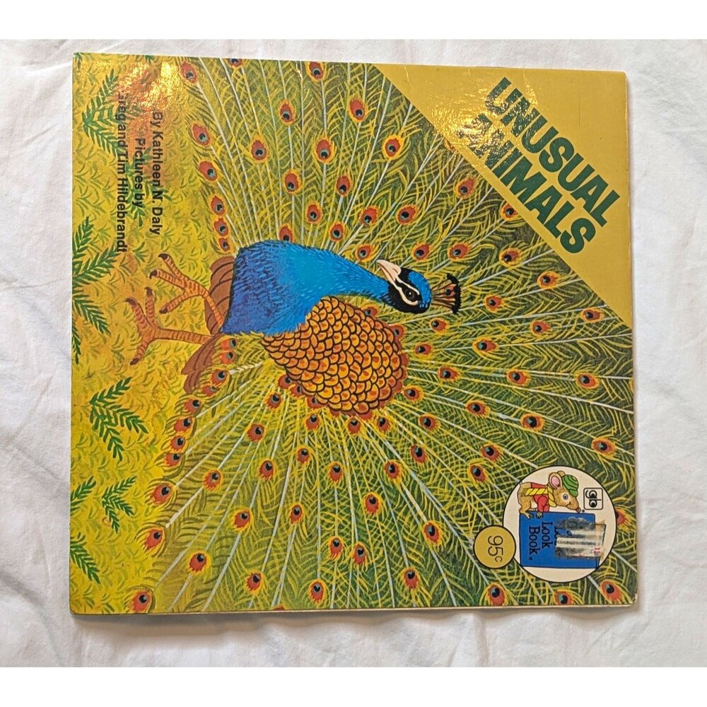 Unusual Animals Golden Look-Look Books Hardcover 1977 Illustrated Ages 4-8